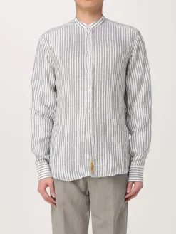 Camicia BD Baggies in misto lino a righe