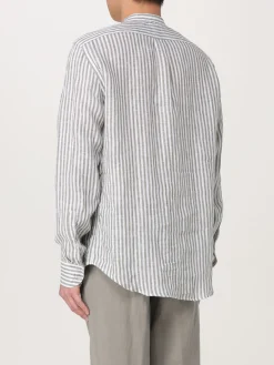 Camicia BD Baggies in misto lino a righe