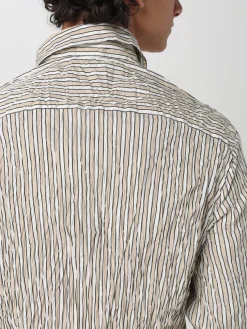 Camicia Bottega Veneta in poliestere effetto stropicciato