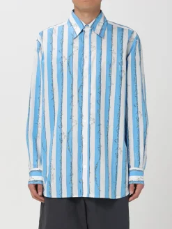 Camicia Bottega Veneta in popeline stampato