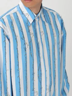 Camicia Bottega Veneta in popeline stampato