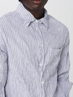 Camicia Bottega Veneta in poliestere effetto stropicciato