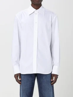 Camicia Bottega Veneta in cotone con cuciture superiori