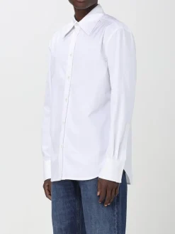 Camicia Bottega Veneta in cotone con cuciture superiori