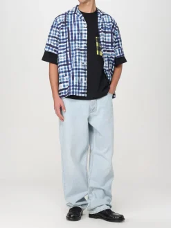 Camicia Bottega Veneta in cotone check