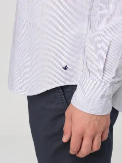 Camicia Brooksfield in cotone a righe