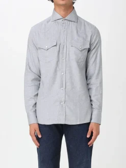 Camicia Brunello Cucinelli in misto cotone