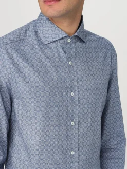 Camicia Brunello Cucinelli in cotone stampato