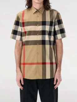 Camicia Burberry in cotone con stampa Vintage Check