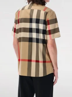 Camicia Burberry in cotone con stampa Vintage Check