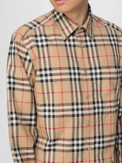 Camicia Burberry in cotone con stampa Vintage Check