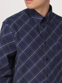 Camicia Burberry in cotone con stampa check