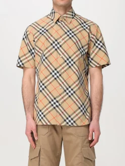 Camicia Burberry in cotone con stampa Vintage Check