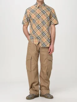 Camicia Burberry in cotone con stampa Vintage Check