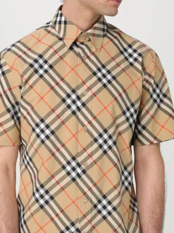 Camicia Burberry in cotone con stampa Vintage Check