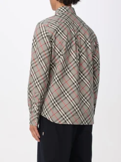 Camicia Burberry in cotone con stampa Vintage Check