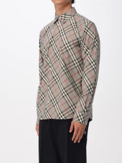 Camicia Burberry in cotone con stampa Vintage Check