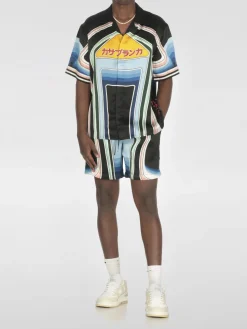 Camicia Casablanca in seta stampata