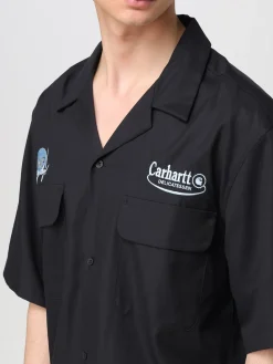Camicia casual Carhartt Wip in misto cotone con stampa logo