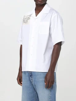 Camicia casual Marni in cotone con patch