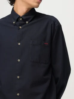 Camicia classica A.P.C. in cotone organico