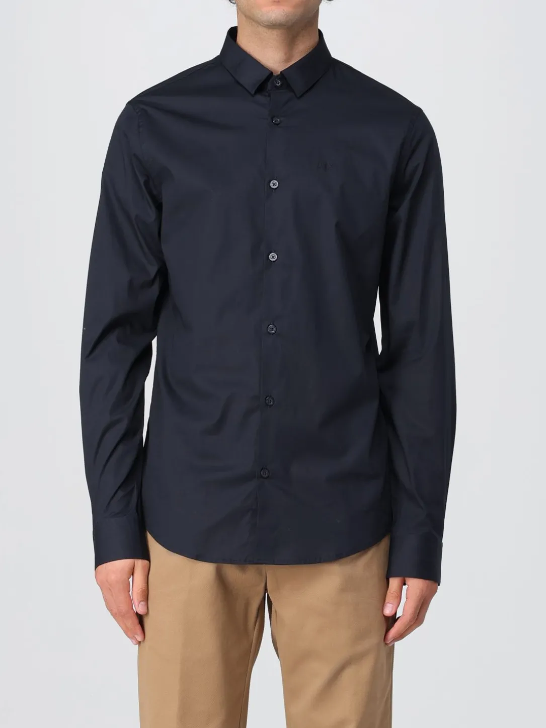 Camicia classica Armani Exchange in popeline