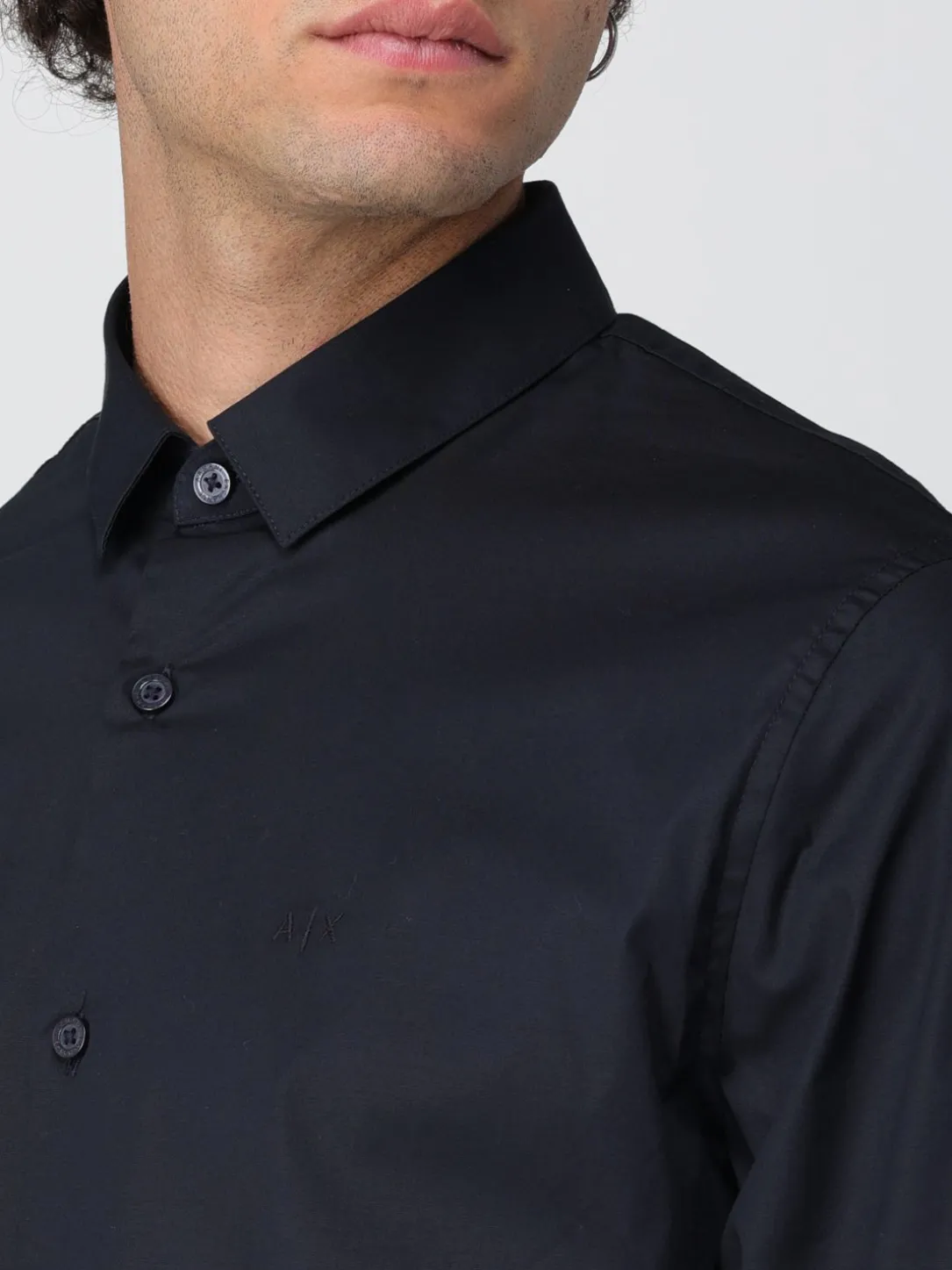 Camicia classica Armani Exchange in popeline