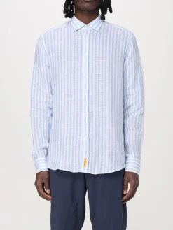 Camicia classica B.D Baggies in lino a righe