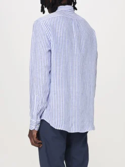 Camicia classica B.D Baggies in lino a righe