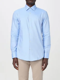 Camicia classica Boss in popeline di cotone