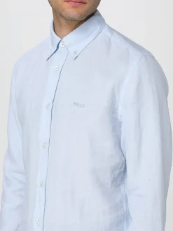 Camicia classica Boss in lino
