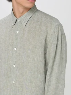 Camicia classica Boss in lino