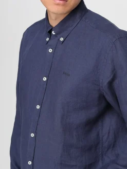 Camicia classica Boss in lino