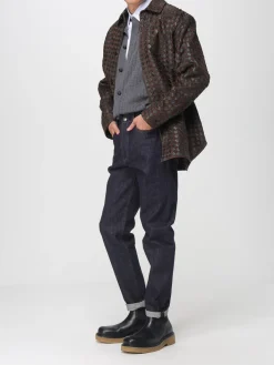 Camicia classica Bottega Veneta in cotone a righe