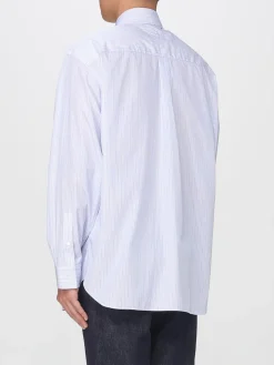 Camicia classica Bottega Veneta in cotone a righe