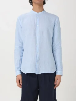 Camicia classica Brooksfield in lino