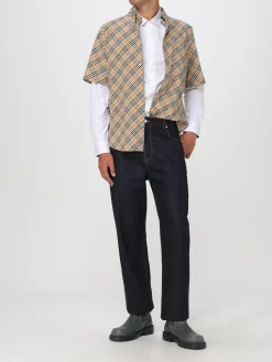 Camicia classica Burberry in cotone stretch