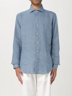 Camicia classica Eleventy in lino