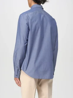 Camicia classica Emporio Armani in cotone con logo