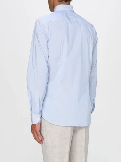 Camicia classica Fay in popeline di cotone