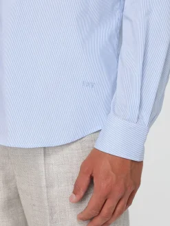 Camicia classica Fay in popeline di cotone