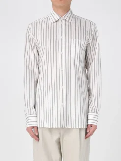 Camicia classica Golden Goose in cotone a righe