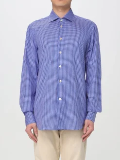Camicia classica Kiton in cotone check