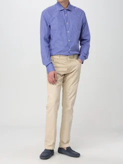 Camicia classica Kiton in cotone check