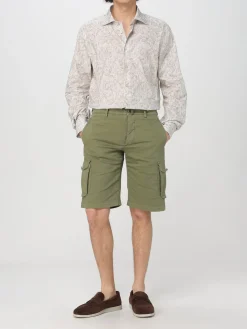 Camicia classica Kiton in cotone stampato