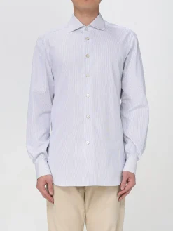 Camicia classica Kiton in cotone a righe