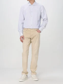 Camicia classica Kiton in cotone a righe