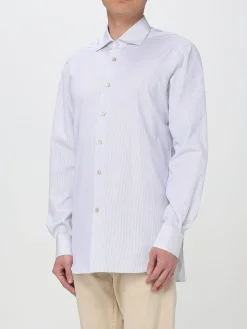 Camicia classica Kiton in cotone a righe