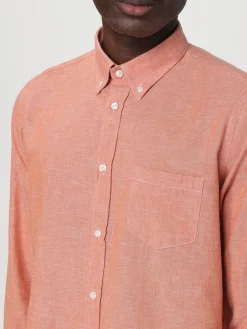 Camicia classica Manuel Ritz in cotone e lino