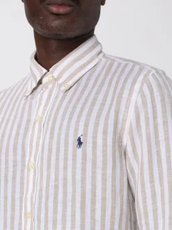 Camicia classica Polo Ralph Lauren in lino a righe
